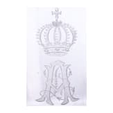 Prinz Alfons von Bayern (1862 - 1933) - sechs Weingl&auml;ser mit Beerennuppen