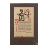 Prinz und Prinzessin Alfons von Bayern - neun Ehrenurkunden oder -diplome aus den Jahren 1898 - 1932 sowie vier weitere Ehrengaben