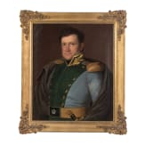 Portr&auml;t eines bayerischen Forstinspektors zur Regierungszeit Ludwigs I., datiert 1841