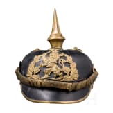 Helm f&uuml;r Offiziere der hessischen Infanterie, um 1910