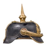 Helm f&uuml;r Offiziere der hessischen Infanterie, um 1910