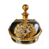Helm f&uuml;r Offiziere der 26. Feldartillerie-Brigade Hessens, letztes Modell