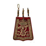A "S&auml;beltasche" (sabretache) for Prussian Hussar Regiment 4 Officers