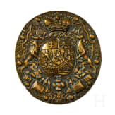 A Hessian Cartridge Box Plate, "Jagdlandgraf" Louis VIII (1691-1768), Landgrave of Hesse-Darmstadt