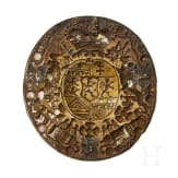 A Hessian Cartridge Box Plate, "Jagdlandgraf" Louis VIII (1691-1768), Landgrave of Hesse-Darmstadt