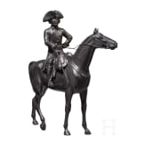 K&ouml;nig Friedrich II. von Preu&szlig;en - schwere Reiterfigur, 19./20. Jhdt.