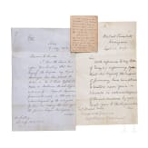Kaiser Wilhelm I. - Fernrohr in Schatulle als Geschenk an einen britischen Leuchtturmw&auml;rter, datiert 1877