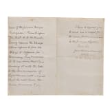 Kaiser Wilhelm I. - Fernrohr in Schatulle als Geschenk an einen britischen Leuchtturmw&auml;rter, datiert 1877