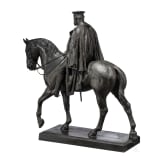Kaiser Wilhelm I. - monumentale Reiterfigur, datiert 1901