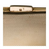 Kaiser Wilhelm II. - silbervergoldetes Geschenk-Zigarettenetui, um 1900