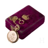 Kaiserin Auguste Viktoria - goldene Geschenkuhr von Johann Hartmann, Berlin
