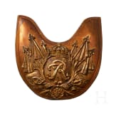 A gorget for Prussian Enlisted Men Guard du Corps