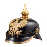 Helm M 1895 f&uuml;r Mannschaften der Linieninfanterie, datiert 1911