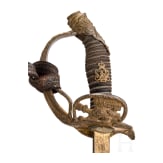Damast-Degen M 1889 f&uuml;r Offiziere der Infanterie, um 1905