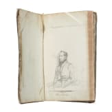 Album mit handgezeichneten Offiziersportraits, um 1830 - 1850