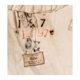 Schwarzer Paradek&uuml;rass M 1897 f&uuml;r Mannschaften im Regiment Garde du Corps, Trageweise ab 1912