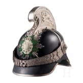 Kammhelm f&uuml;r Offiziere der K&ouml;niglich S&auml;chsischen Gendarmerie, 1878 - 1918