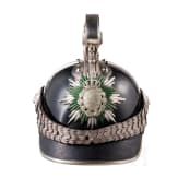 Kammhelm f&uuml;r Offiziere der K&ouml;niglich S&auml;chsischen Gendarmerie, 1878 - 1918