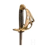 Pallasch M 1881 f&uuml;r Angeh&ouml;rige des Garde-Reiter-Regiments, Trageweise um 1910