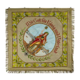 Fahne des Kriegervereins Eichelberg-Weiler, W&uuml;rttemberg, 1891 - 1913