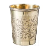 Pers&ouml;nlicher Geschenkbecher von K&ouml;nig Wilhelm II. von W&uuml;rttemberg, Stuttgart, K&ouml;niglicher Hofjuwelier Eduard Foehr, datiert 1907