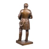 Fritz Schaper (1841 - 1919) - Figur von Bismarck in K&uuml;rassieruniform