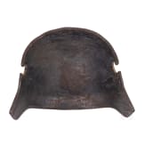 Stahlhelm M16 mit Tarnanstrich und Stirnschutzplatte