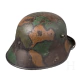 Stahlhelm M 1916 in Mimikry-Tarnanstrich
