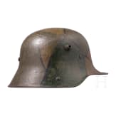 Stahlhelm M 1916 in Mimikry-Tarnanstrich