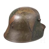 Stahlhelm M 1916 in Mimikry-Tarnanstrich