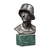 Fritz P. Zimmer - Soldatenb&uuml;ste, um 1917