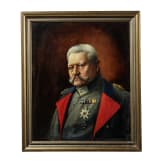 Generalfeldmarschall Paul von Hindenburg (1847 - 1934) - Portraitgem&auml;lde von Ernst Zimmer, um 1914