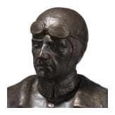 Lebensgro&szlig;e B&uuml;ste eines deutschen Piloten im Ersten Weltkrieg, 20. Jhdt.