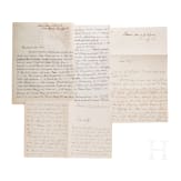 Reichskommissar Dr. Carl Peters (1856 - 1918), Gr&uuml;nder Deutsch-Ostafrikas - 37 Briefe und Dokumente von 1908 - 1918 und Telegramm zur Rehabilitierung, 1937