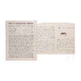 Reichskommissar Dr. Carl Peters (1856 - 1918), Gr&uuml;nder Deutsch-Ostafrikas - 37 Briefe und Dokumente von 1908 - 1918 und Telegramm zur Rehabilitierung, 1937