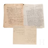 Reichskommissar Dr. Carl Peters (1856 - 1918), Gr&uuml;nder Deutsch-Ostafrikas - 37 Briefe und Dokumente von 1908 - 1918 und Telegramm zur Rehabilitierung, 1937