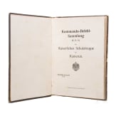 "Kommando-Befehl-Sammlung" der Kaiserlichen Schutztruppe f&uuml;r Kamerun, datiert 1913