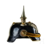 A helmet for Baden Dragoon Reserve Officers, with bush