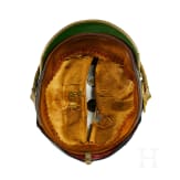 A helmet for Baden Dragoon Reserve Officers, with bush