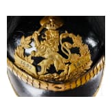 A helmet for IR 117 Hessian Officers, with bush
