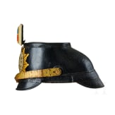 A shako for Mecklenburg Jaeger Battalion14 NCO Reserve, with bush