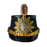 A shako for Mecklenburg Jaeger Battalion 14 Officers