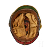 A helmet for Mecklenburg Field Artillery Regt. 60 Reserve Officers