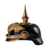 A helmet for Prussian Guard Landwehr Infantry Reserve Officers