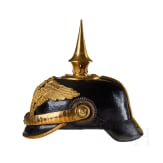 A helmet for Prussian Line Grenadier Reserve Officers, with plate
