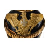 A helmet for Prussian Line Grenadier Reserve Officers, with plate