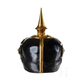 A helmet for Prussian Line Grenadier Reserve Officers, with plate