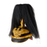 Preu&szlig;en - Helm f&uuml;r Offiziere des Grenadier-Regiments Nr. 1, mit Haarbusch