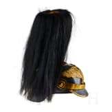 Preu&szlig;en - Helm f&uuml;r Offiziere des Grenadier-Regiments Nr. 1, mit Haarbusch