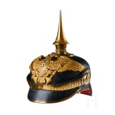 Preu&szlig;en - Helm eines Offiziers der Reserve im Grenadier-Regiment Nr. 7, mit Paradebusch